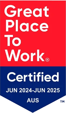 Award - Great Place To Work - Certified - AUS